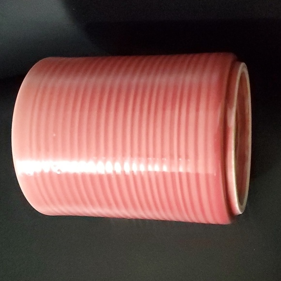 2 JAPANESE PINK Mauve Ombre horizontal lined mug cup mugs cups - Picture 6 of 8